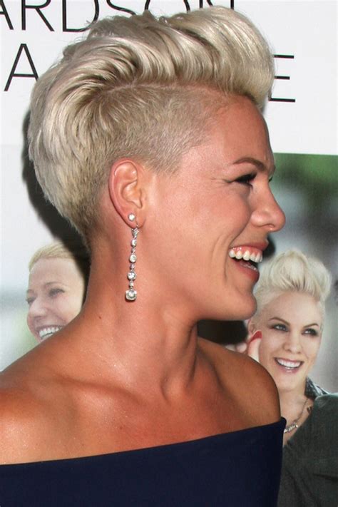 Platinum Undercut hair