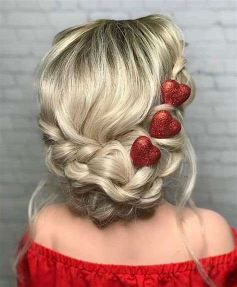 Romantic Heart Braid Hairstyles