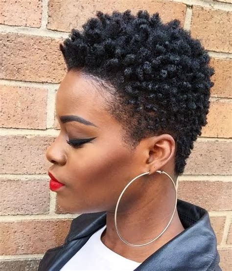 Short Coiled Afro Hairstyles