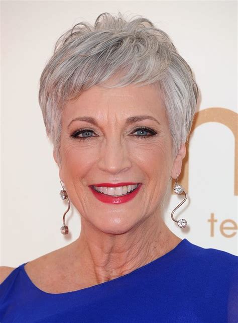 Short Silver Pixie hair