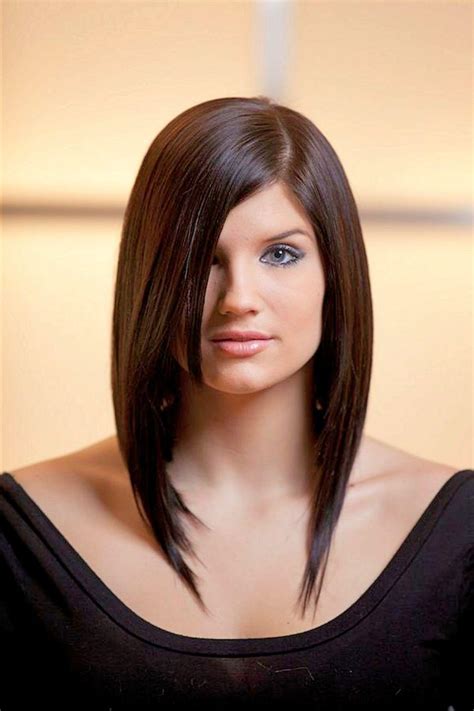 Sleek Angled Bob hair