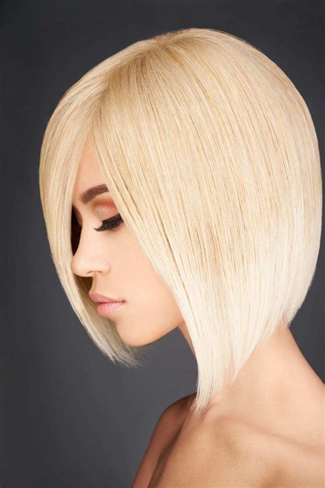 Sleek Angled Bob hair