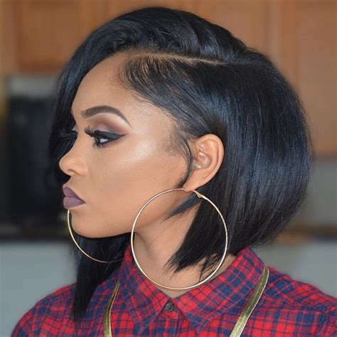 Sleek Asymmetrical Bob hair