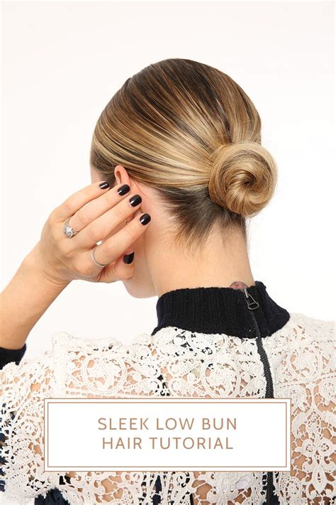 Sleek Low Bun Hairstyles