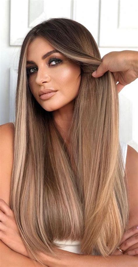 Sleek Ombre Look Hot Looks for Ultimate Honey Brown Hair Inspiration