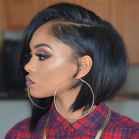 Sleek Side Part hair