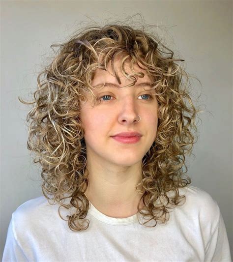 Soft Curly Shag Hairstyles