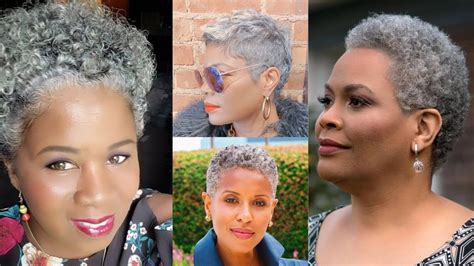 Stylish Gray Pixie hair