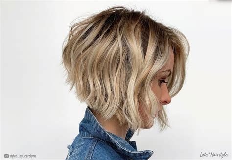 Textured Blonde Bob Gorgeous Wavy Bob Hairstyles with an Extra Touch of Femininity