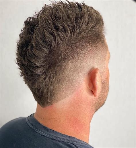 Textured Faux Hawk Haircuts