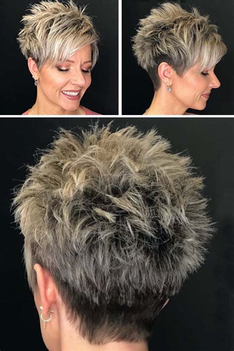 Textured Pixie Cut hair