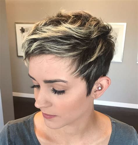 Textured Pixie Cut hair