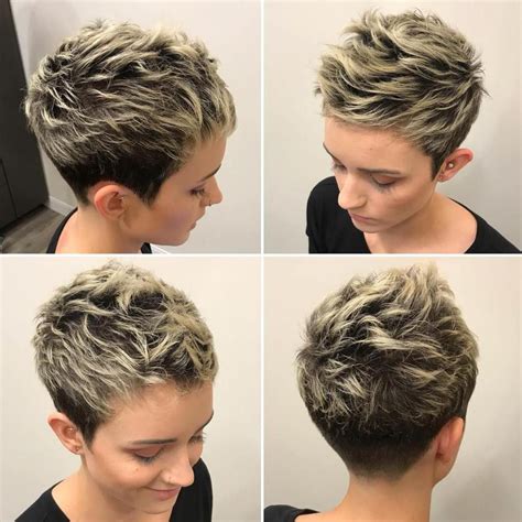 Textured Pixie Cut hair