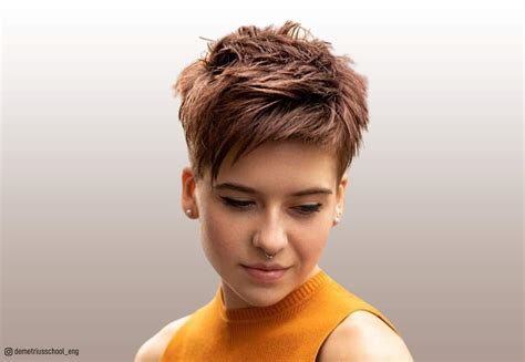 Textured Pixie Cut hair