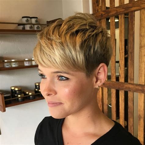 Textured Pixie Cut hair