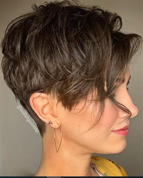 Textured Pixie Cut hair