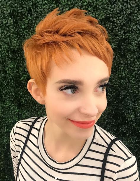 Textured Pixie Cut hair