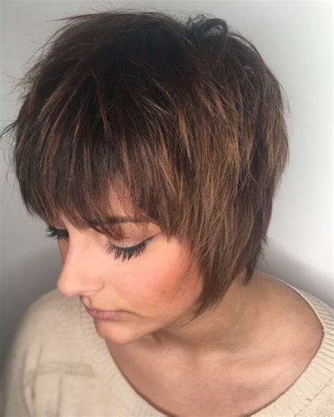 Textured Pixie Cut hair