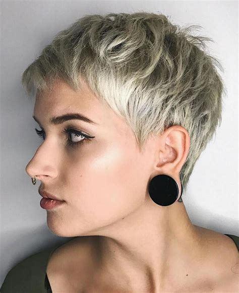 Textured Pixie Cut hair