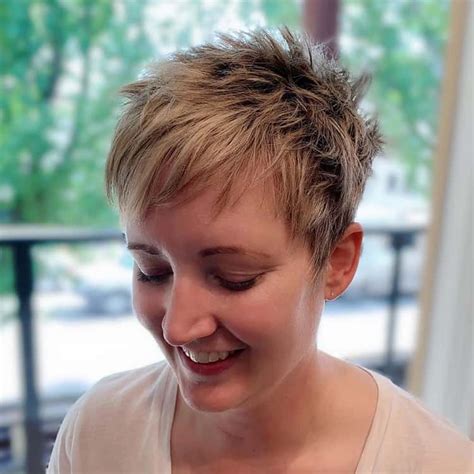 Textured Pixie Cut hair