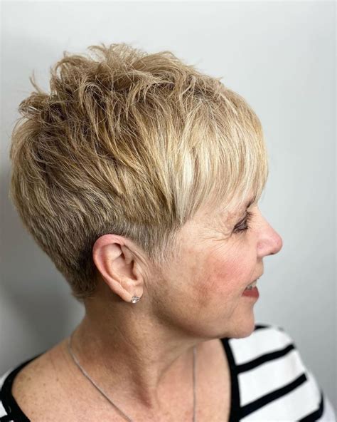 Textured Pixie Cut hair