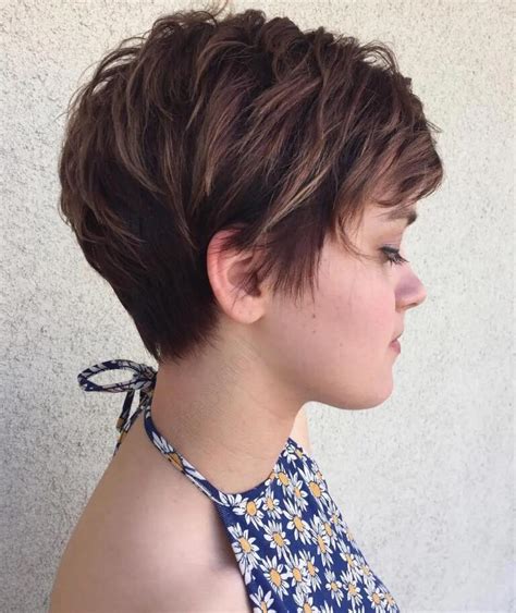 Textured Pixie Cut hair