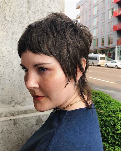 Textured Pixie Mullet hair