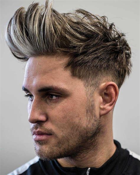 Textured Pompadour Haircuts