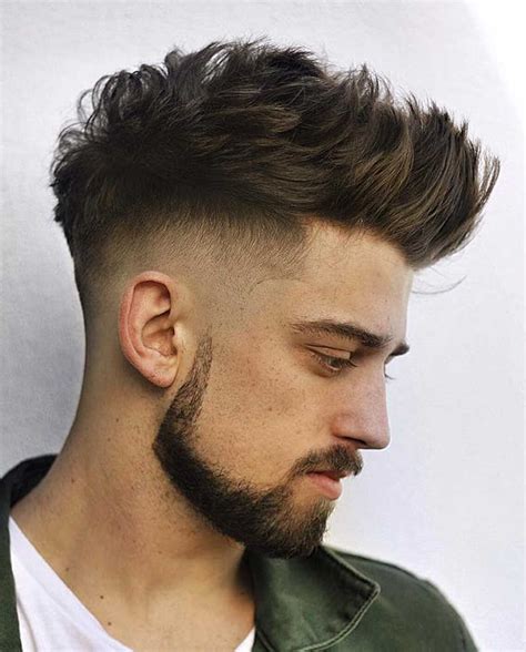 Textured Quiff Fade Haircuts