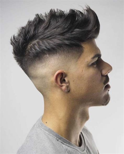 Textured Quiff Fade Haircuts