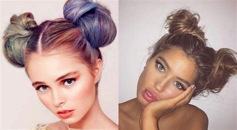 Trendy Space Buns Hairstyles