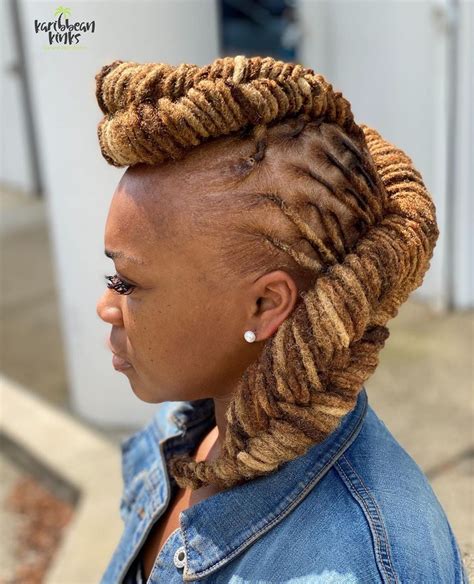 Twisted Mohawk hair