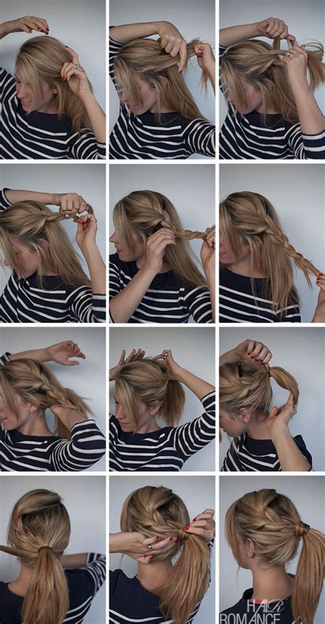 Twisted Ponytail Tutorial Quick and Easy Braided Hairstyles