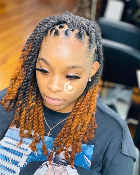 Two-Tone Twists hairstyles