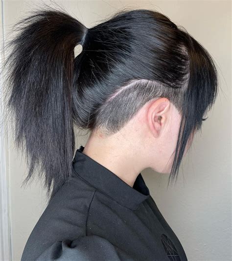 Undercut Ponytail hair