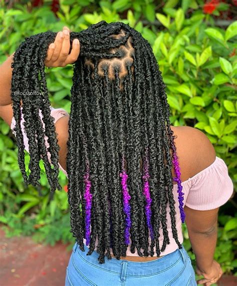 Vibrant Faux Locs hairstyles