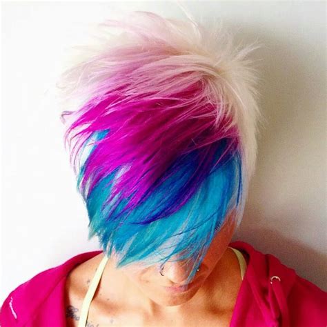 Vibrant Pixie Cut hair