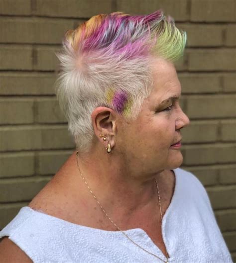 Vibrant Pixie hair