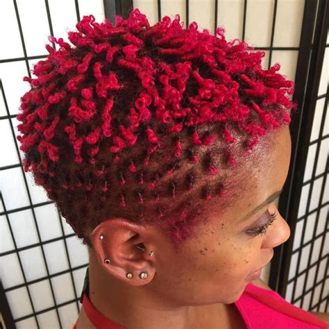 Vibrant Red Curls Hairstyles