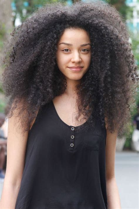 Voluminous Afro Curls Hairstyles