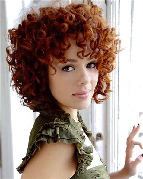 Voluminous Curly Bob Hairstyles