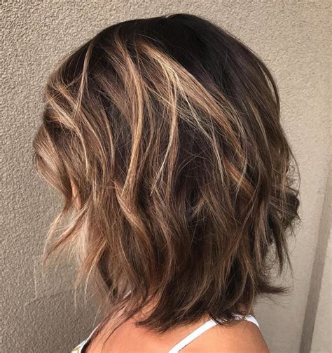 Wavy Bob Highlights hair