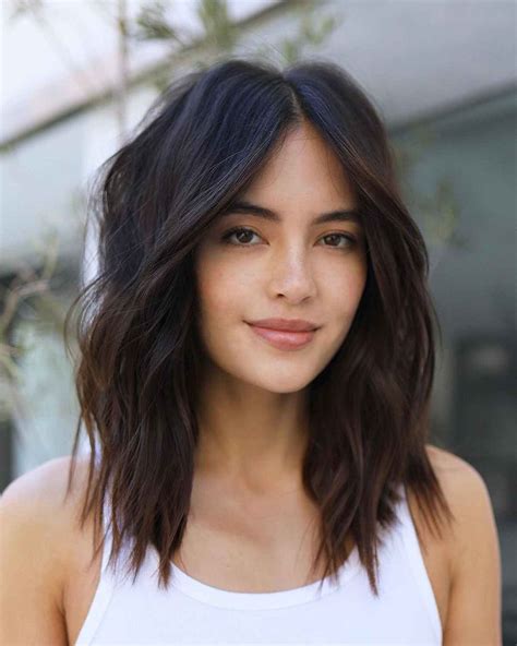 Wavy Lob Cut Haircuts