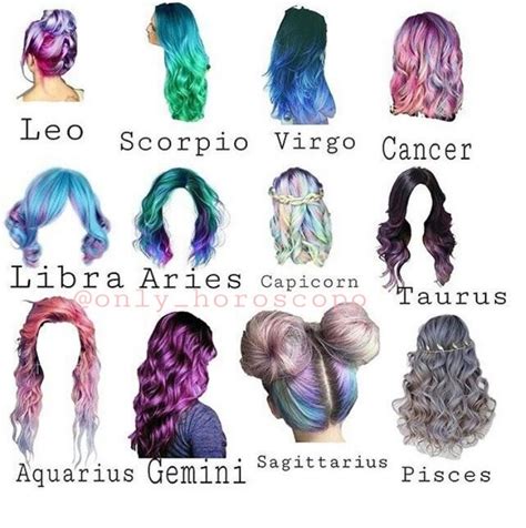 Zodiac Hair Inspiration Hairstyles