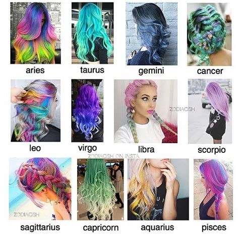 Zodiac Hair Inspiration Hairstyles